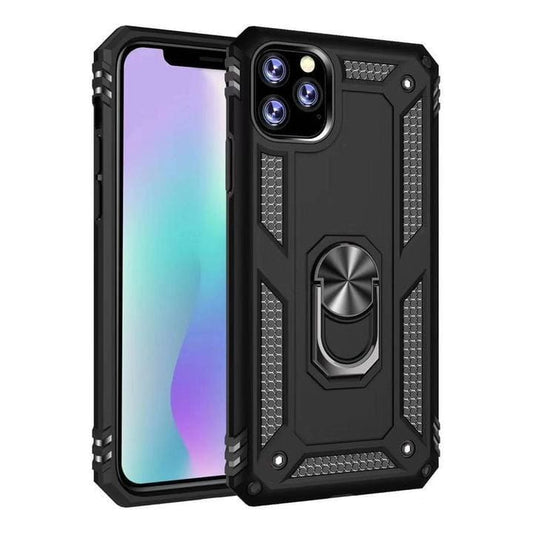 Rugged Armor Case for iPhone 12 Mini (5.4”) (Black)