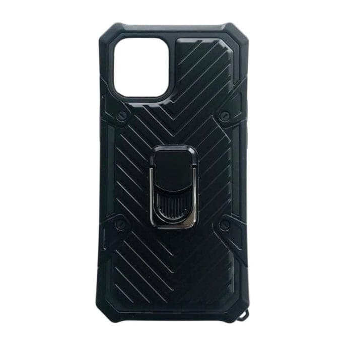 Rugged Armor Case for iPhone 12 Pro Max (6.7”) (Black)