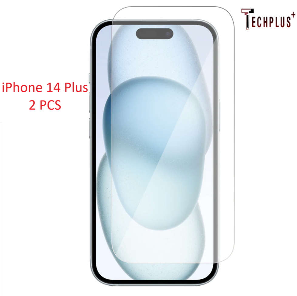 Phone 14 Plus Screen Protector 2 Pack with Wipes