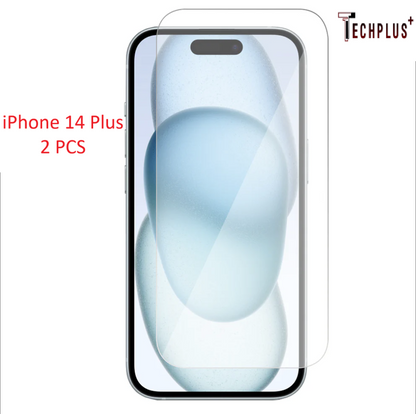 Phone 14 Plus Screen Protector 2 Pack with Wipes