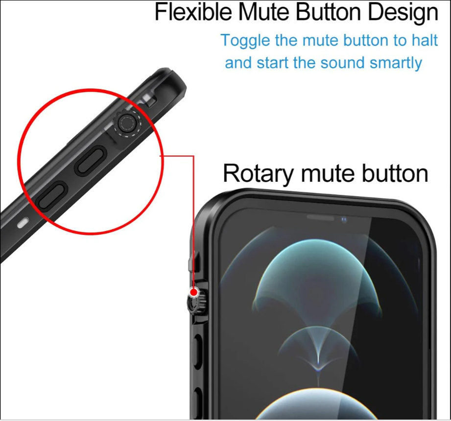 iPhone 14 Plus shockproof clear back