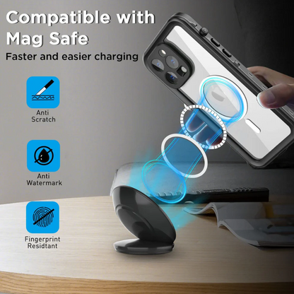 iPhone 14 Pro Max waterproof case open view