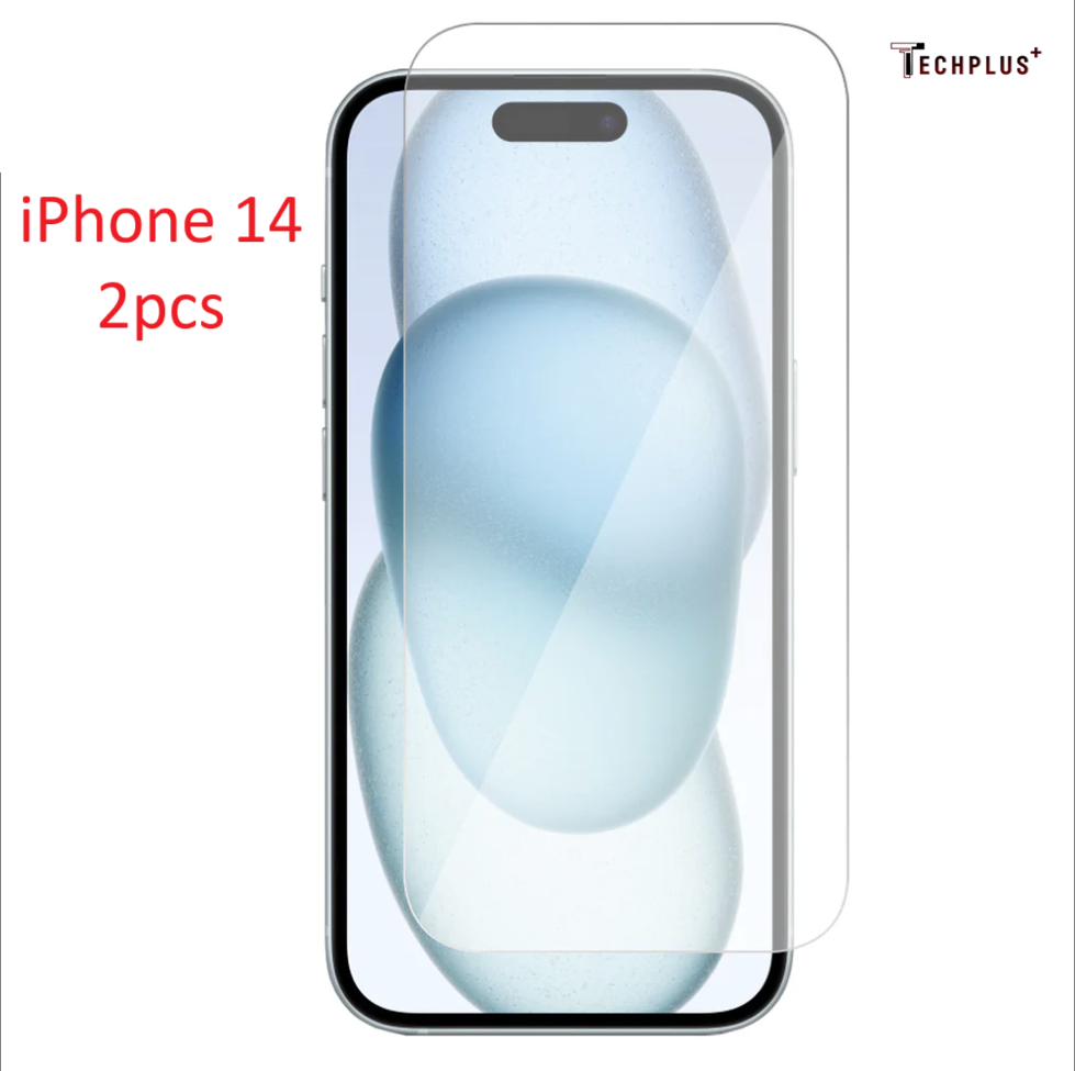 Phone 14 Screen Protector 2 Pack with Wipes