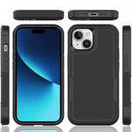 iPhone 15 Dual Layer Armor Hard Case - Mobile Phone