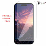 iPhone 15 Pro Max Glass Screen Protector (2 pack)