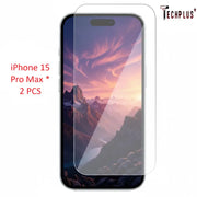 iPhone 15 Pro Max Glass Screen Protector (2 pack)