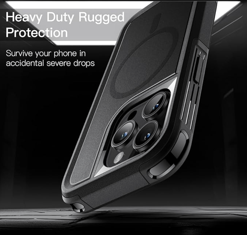 Rugged iPhone 15 Pro Max Protective Back Cover