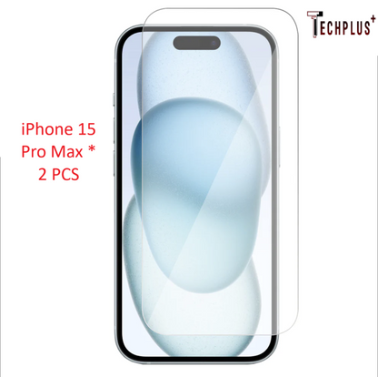 Phone 15 Pro Max Screen Protector 2 Pack with Wipes