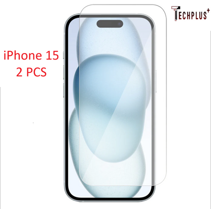 Phone 15 Screen Protector 2 Pack with Wipes