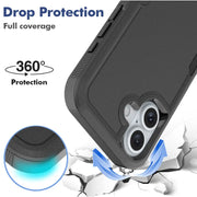 iPhone 16 Dual Layer Armor Hard Case - Mobile Phone
