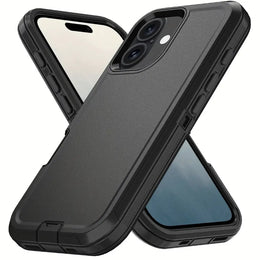 iPhone 16 Heavy Duty Shockproof Case - Mobile Phone
