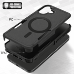 iPhone 16 Plus MagSafe Rugged Shockproof Heavy Duty Case