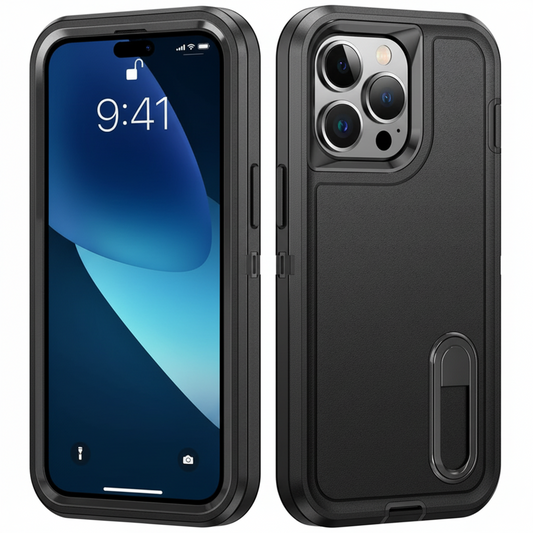 iPhone 16 Pro Case Triple Layer with Kickstand NZ
