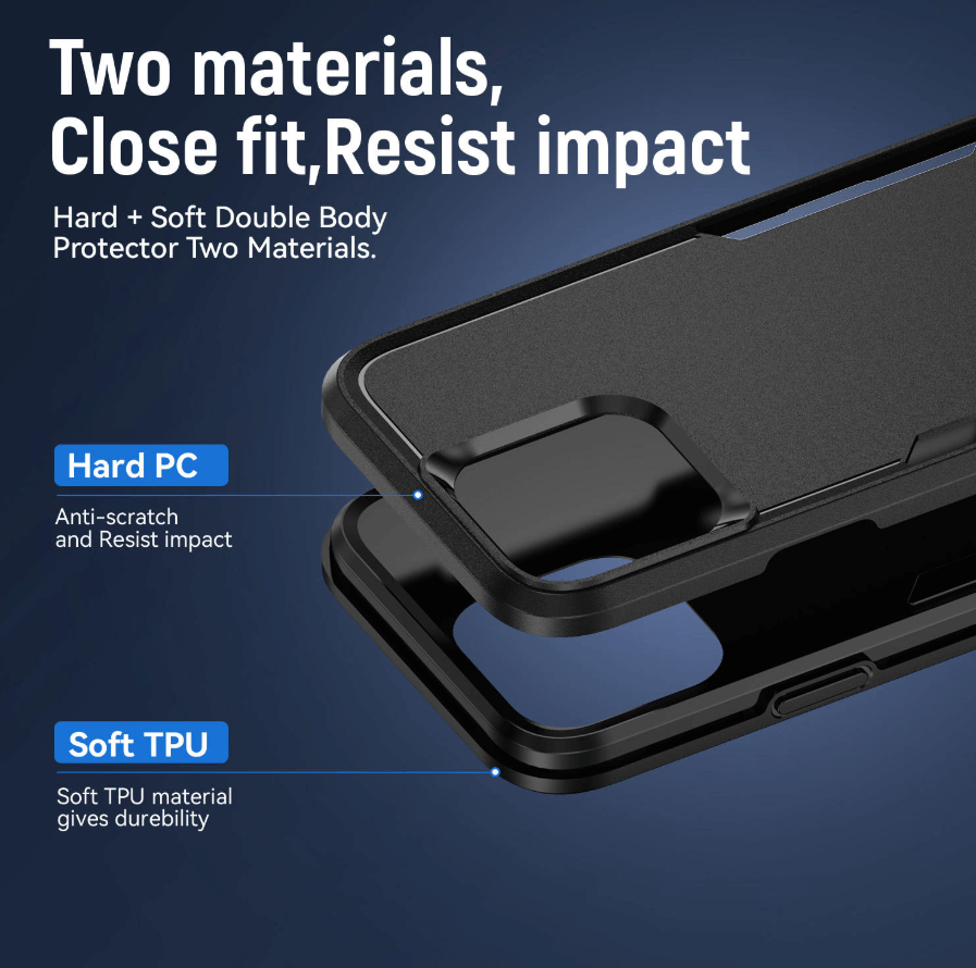 iPhone 16 Pro TPU PC dual layer armor case