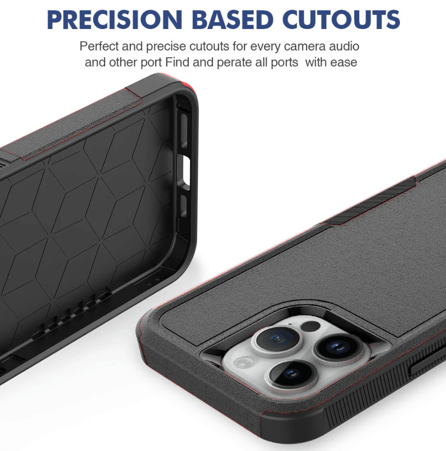 iPhone 16 Pro armor case precise cutouts