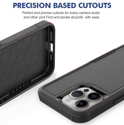 iPhone 16 Pro armor case precise cutouts