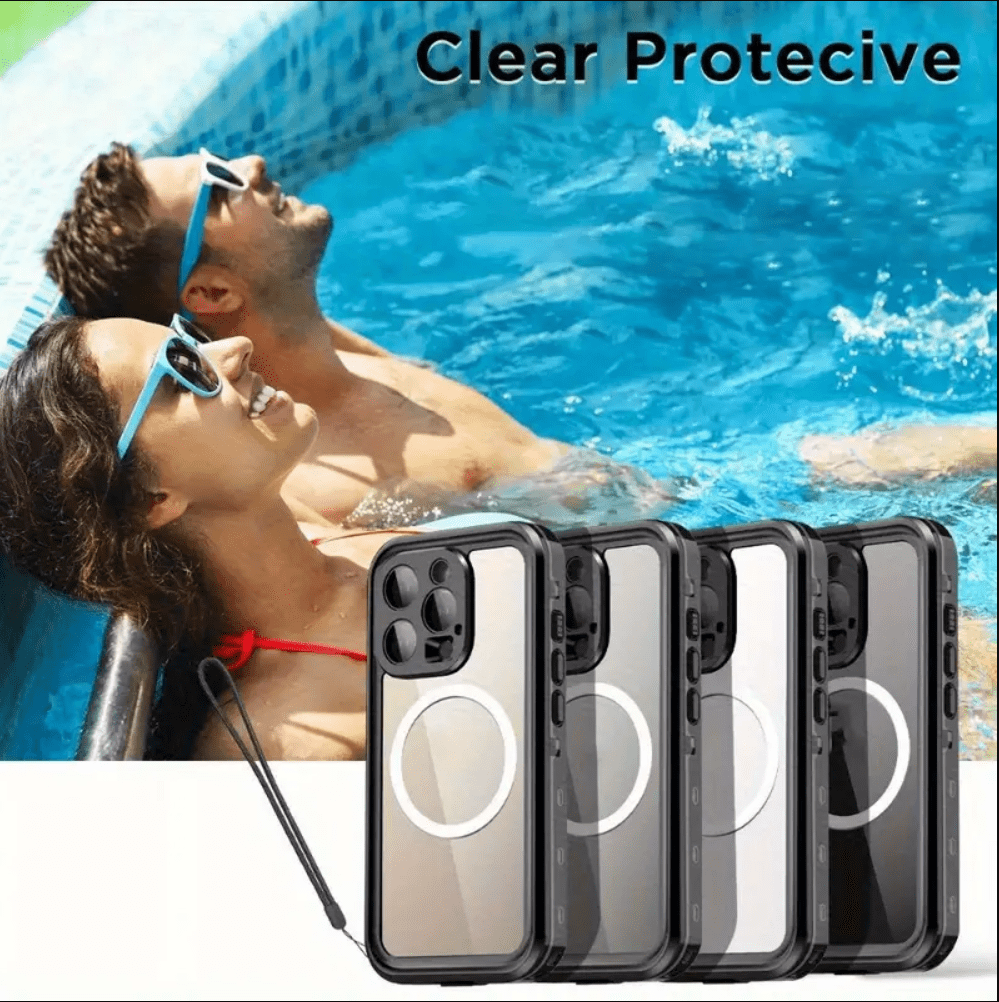 MagSafe ring detail on iPhone 16 Pro waterproof case