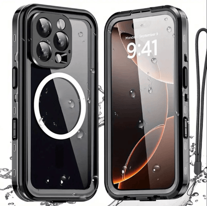 iPhone 16 Pro MagSafe waterproof case front and back