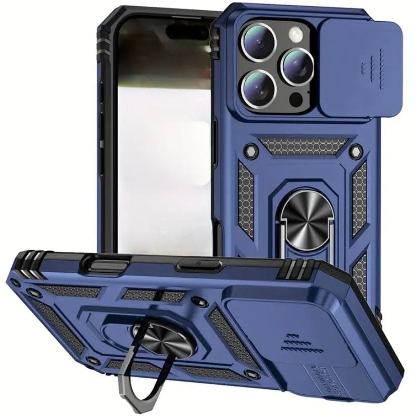 Case for iPhone 16 Pro Max (6.7”) (available in black, navy & red)