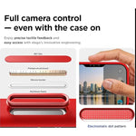 iPhone 16 Pro Max Silicone Case – Soft Protective Cover (Black Blue Red)