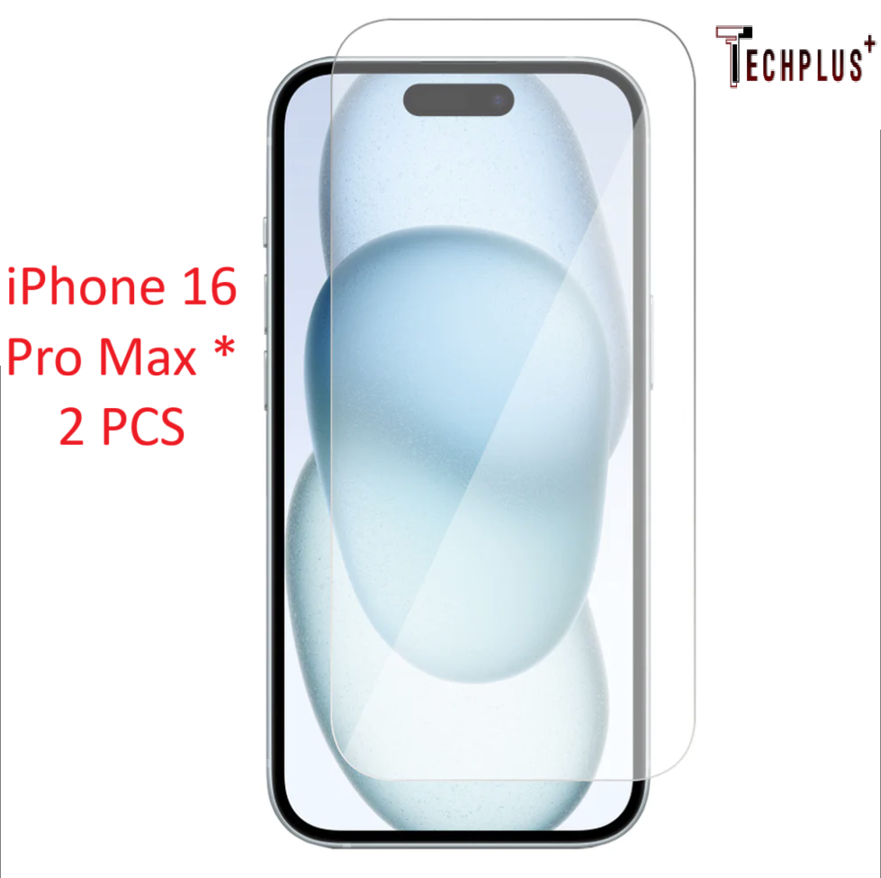 iPhone 16 Pro Max Screen Protector 2 Pack with Wipes