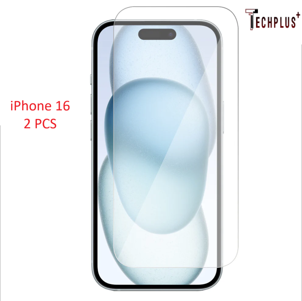 iPhone 16 Screen Protector 2 Pack with Wipes