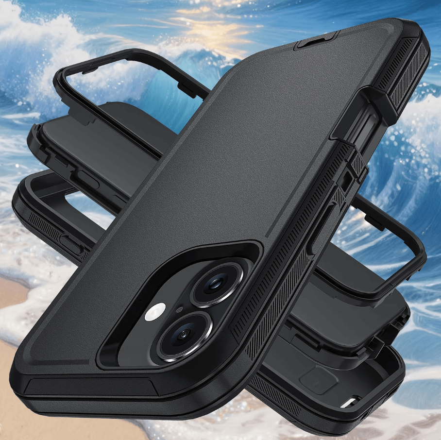 iphone 16 triple layer case back view