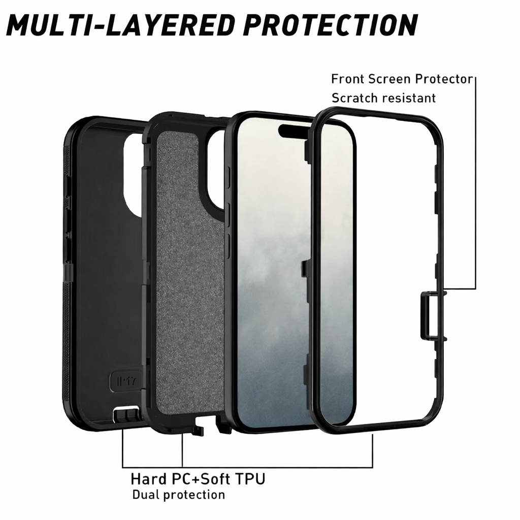 iphone 16 triple layer case multi layer