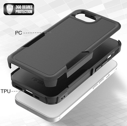 iPhone 16e TPU PC dual layer armor case