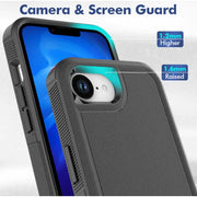 iPhone 16e Dual Layer Armor Hard Case - Mobile Phone