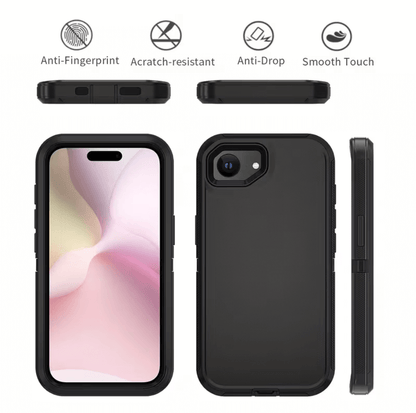 iPhone 16e Heavy Duty Shockproof Case NZ side grip design