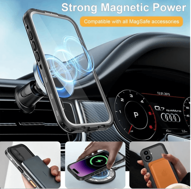 MagSafe ring detail on iPhone 17 waterproof case