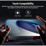 iPhone 17 Privacy Tempered Glass Screen Protector (2 Pack) – 9H HD Anti-Spy 2.5D Rounded Edge Impact & Scratch Resistant