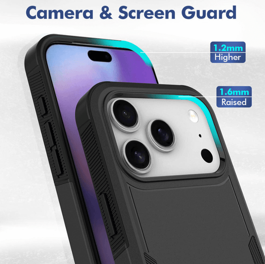 iPhone 17 Pro armor hard case for camera & screen guard