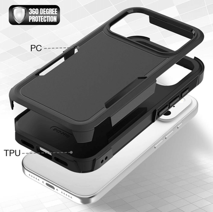 iPhone 17 Pro TPU PC dual layer armor case
