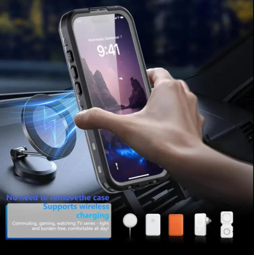 Easy installation of dustproof & shockproof case for iPhone 17 Pro Max