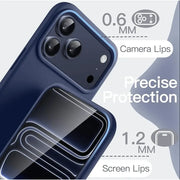 iPhone 17 Pro Max Navy Blue Silicone Case – Soft Protective Cover
