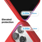 iPhone 17 Pro Red Silicone Case – Soft Protective Cover