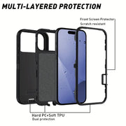 iPhone 17 Pro Triple Layer Armor Hard Case - Mobile Phone