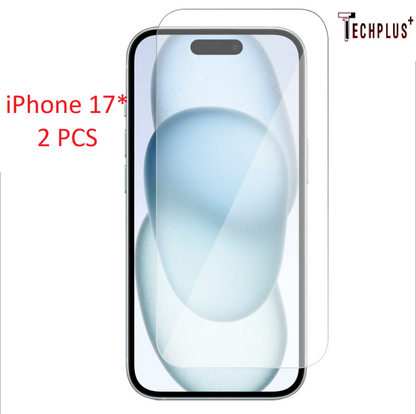 iPhone 17 Screen Protector 2 Pack with Cleaning Wipes