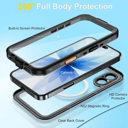 Shockproof and waterproof case for iPhone 17