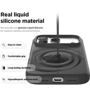 iPhone 18 Pro Max Silicone Case Black - Soft Stylish Protection