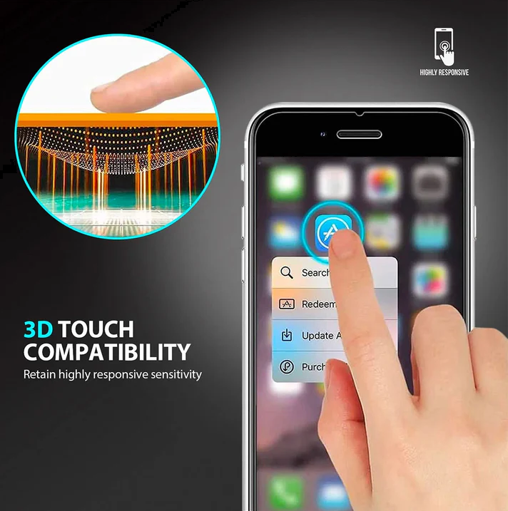 HD Clear Tempered Glass for iPhone 6 7 8