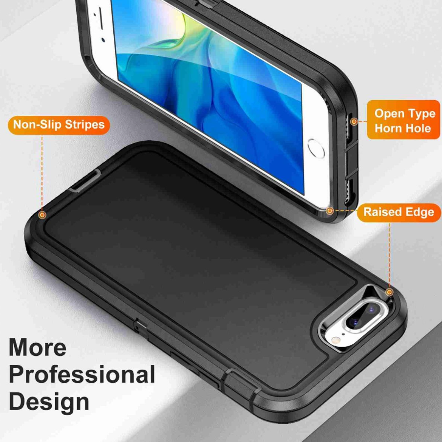 Back view iPhone 7 Plus Armor Hard Case NZ