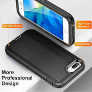 IPhone 8 Plus Triple Layer Armor Hard Case - Mobile Phone