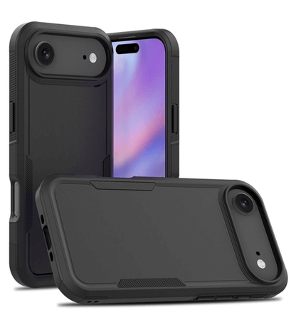 iPhone Air dual layer armor hard case black