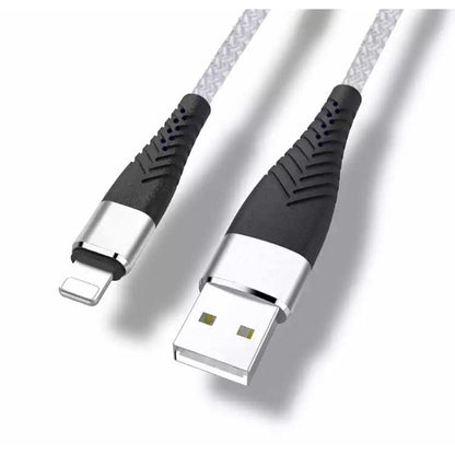 Charger Cable for iPhone/iPad - 2m (White & Black)