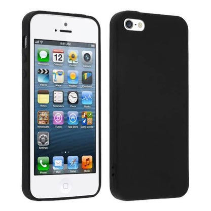 Silicone Case for iPhone 5/5s/SE (Black)