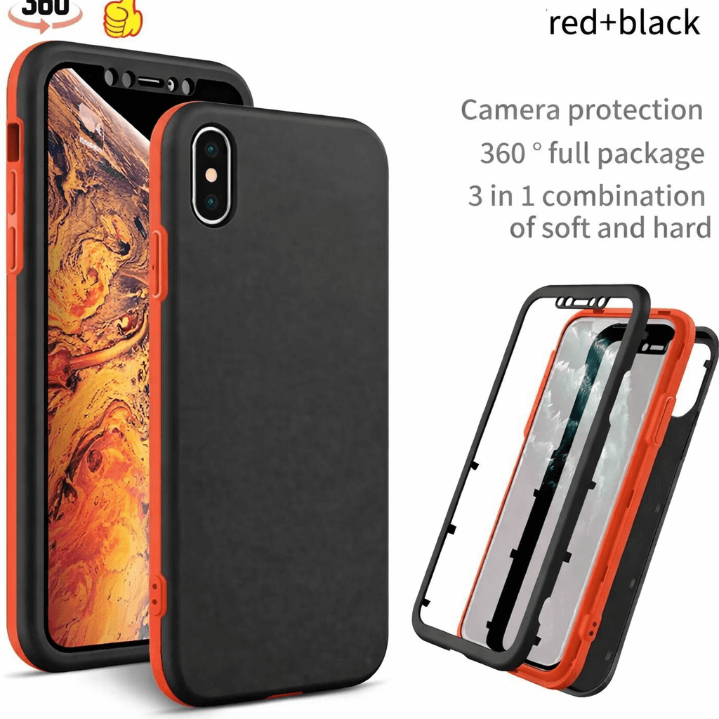 Front and Back Plastic iPhone X Case