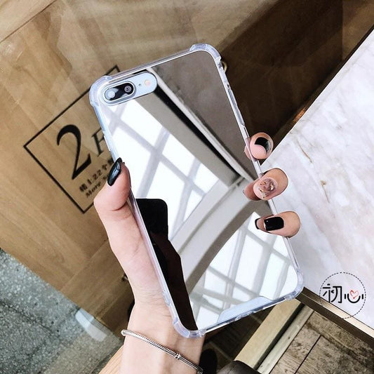 Silver Mirror Case for iPhone X / XS